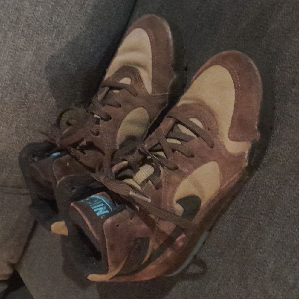 Vintage Nike Air Caldera ACG Brown Hiking Trail Boots Womens Size 6
